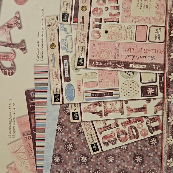 Kelly Panacci Sandylion Scrapbook Kit special person theme NIB Unisex - Picture 9 of 11